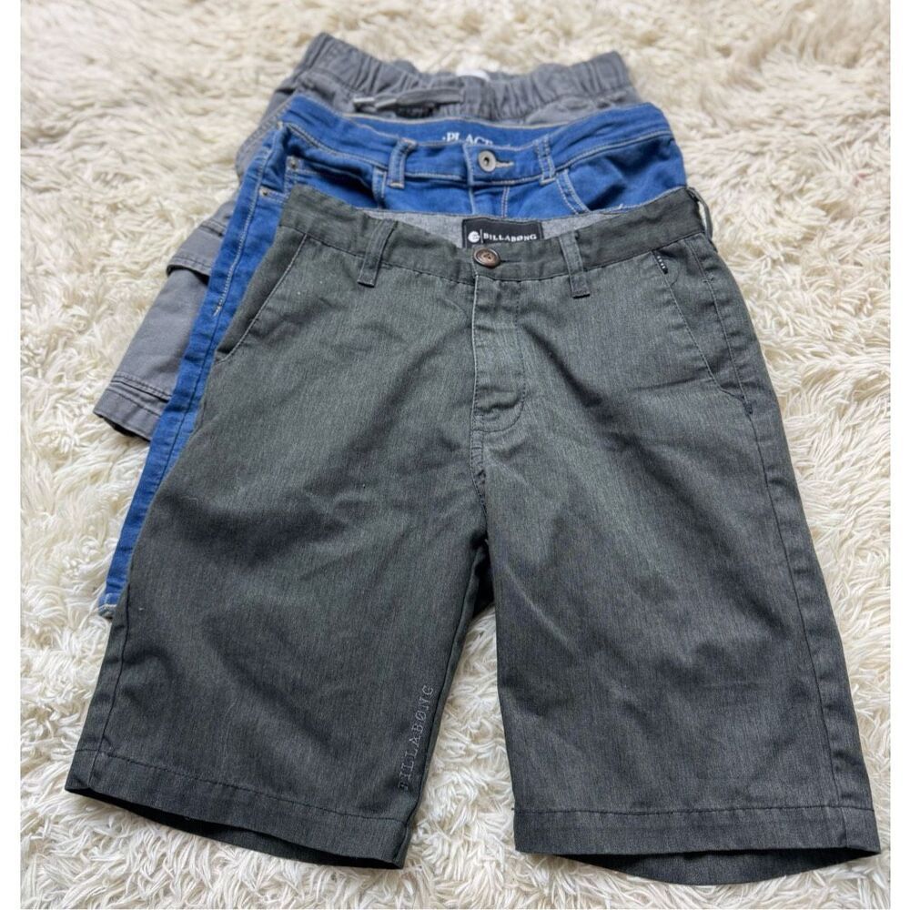3 piece boys basketball shorts bundle size 10-12 by Billabong, Old Navy & The Ch